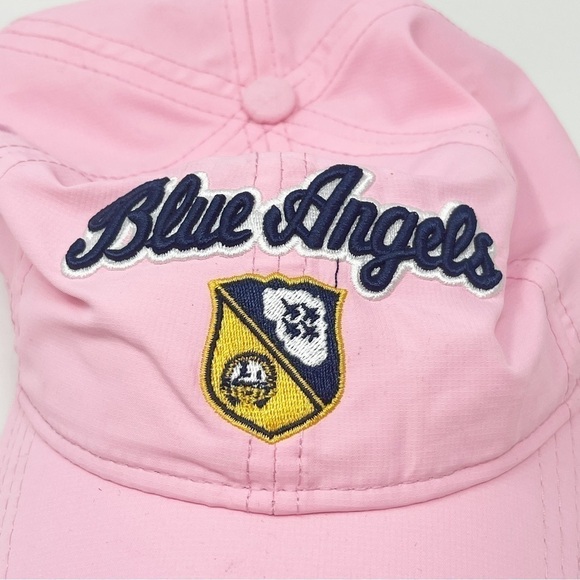 PUKKA Women’s Pink Blue US NAVY BLUE ANGELS Adjustable Hat Polyester One Size - Picture 2 of 7